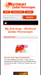 Mobile Screenshot of myastrology.org