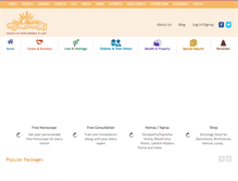 Tablet Screenshot of myastrology.in